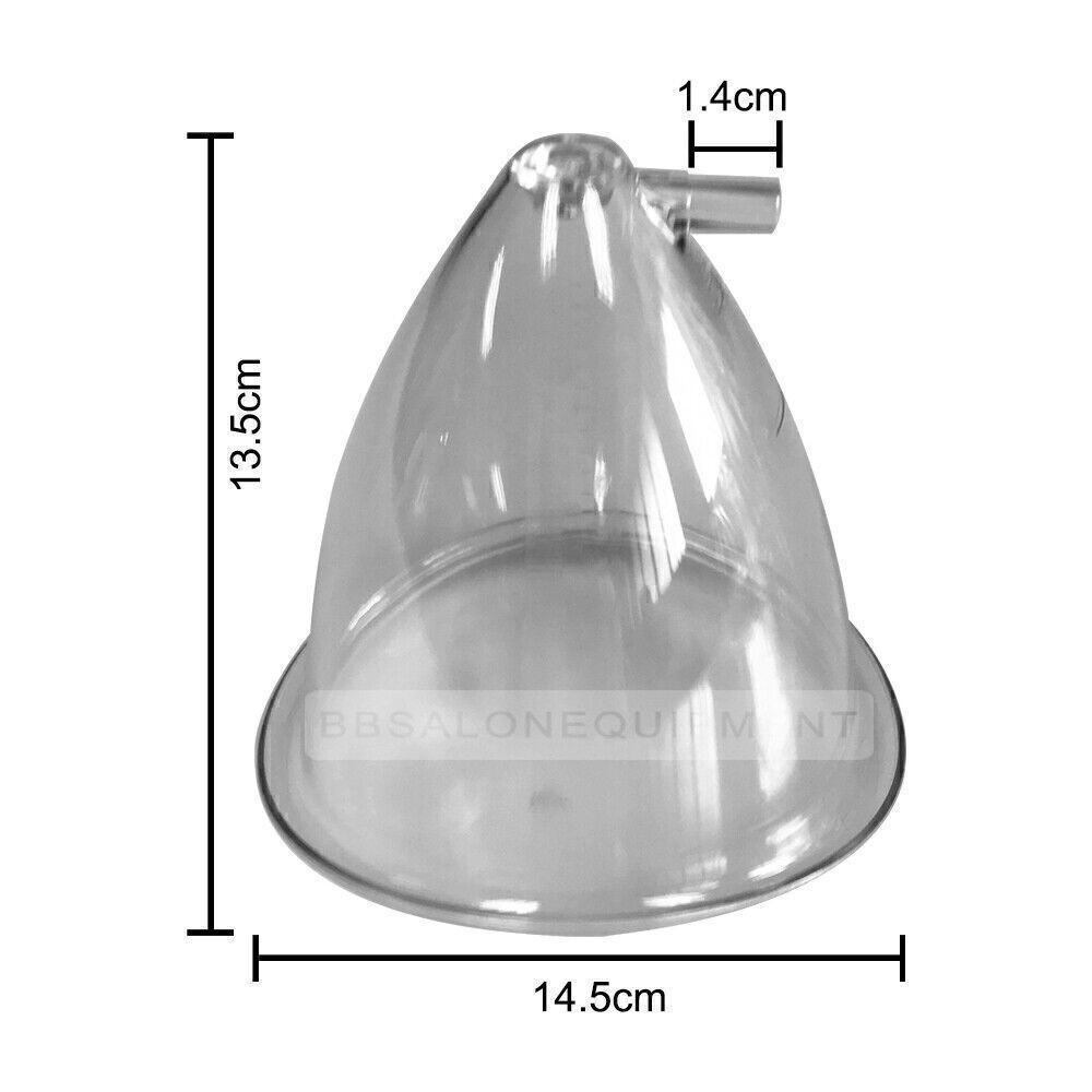 2PCS Replace Plasitc 90ml Breast Cups For Vacuum Breast Enlargement Equipment