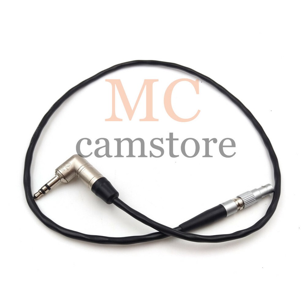 00B 4pin to 3.5 audio head, Easync Synchronize Timecode cable For ARRI Mini 20"