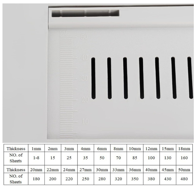 Thermal Binding Machine, 500 Sheet Capacity Document Heat Binder, A3/A4/A5, 110V