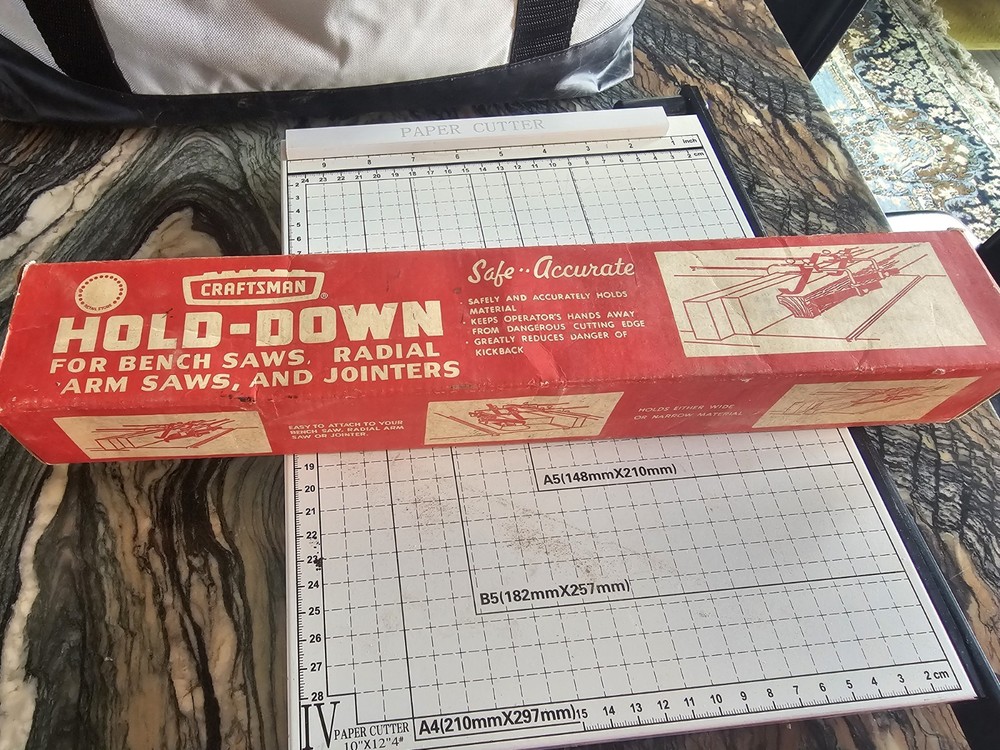 vintage craftsman HOLD DOWN! COMPLETE SET