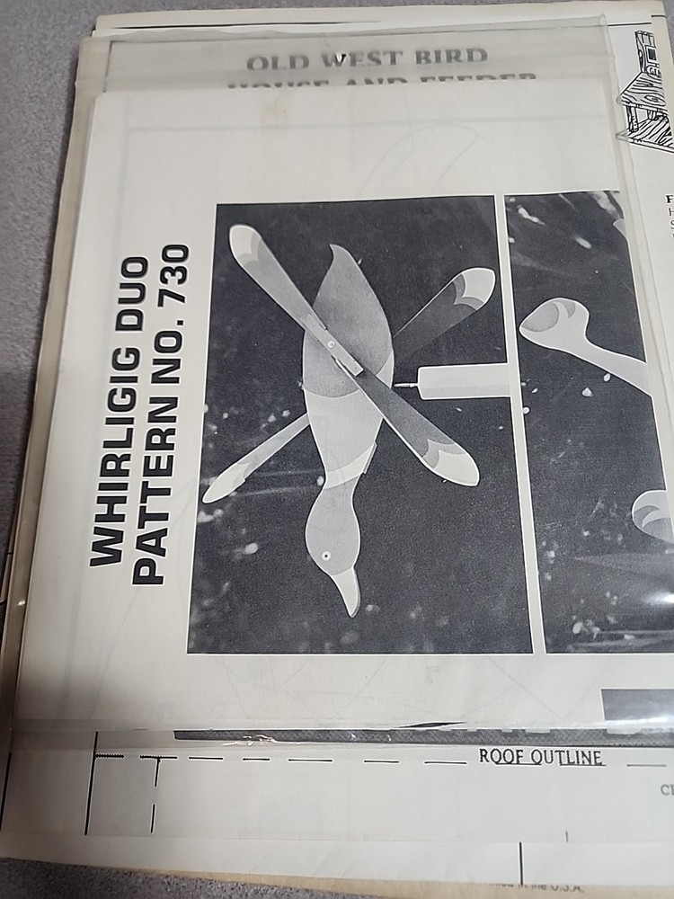 Lot Of 9 Wood Patterns