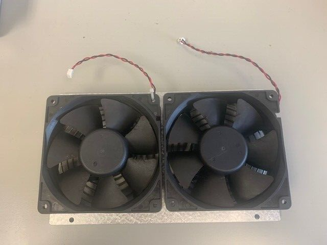 Powervar security plus external cooling fans