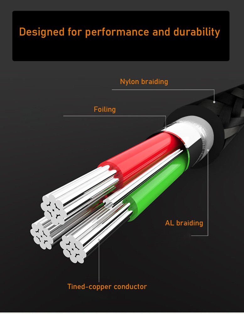 6ft USB C to Micro USB Cable USB Type-C to Micro B OTG Sync Data Charging Cord