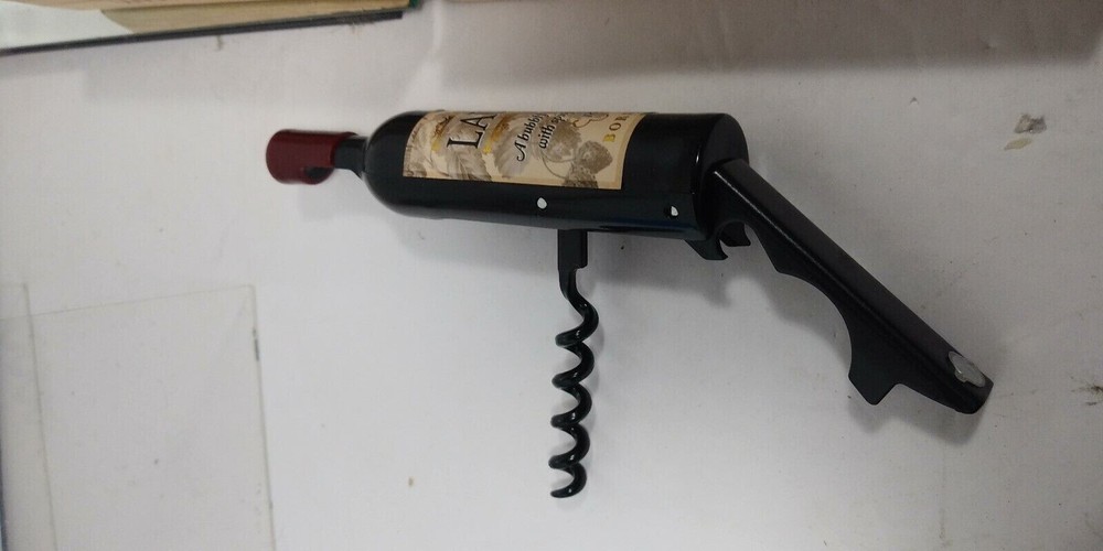 WINE CELLAR PERSONALIZED CORKSCREW BOTTLE OPENER REFRIGERATOR MAGNET KEN - U