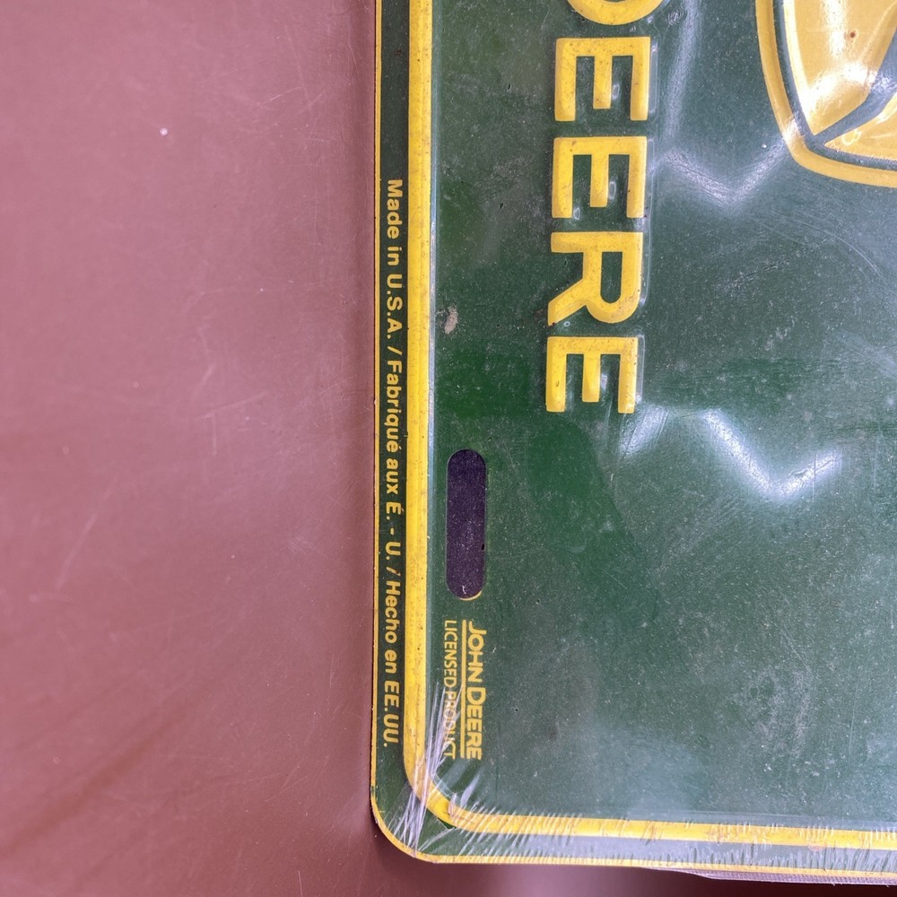 john deere tag Made In USA