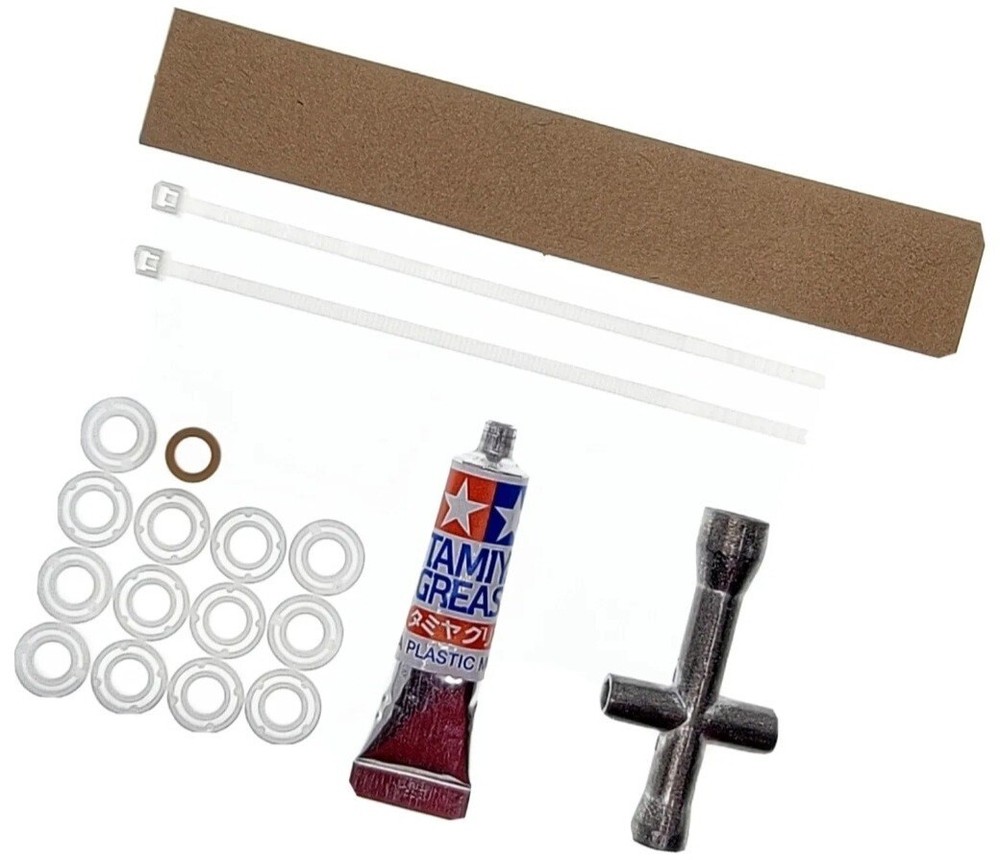 Tamiya Grasshopper Instruction Manual, Bearings, Tool, Grease, Double-sided Tape