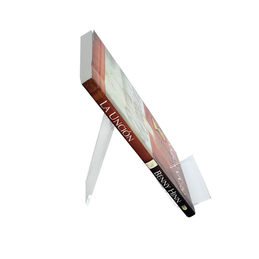 Clear Choice 2 Pack Clear Acrylic Book Easel With Deep Front Ledge
