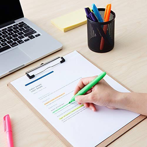 Amazon Basics Chisel Tip Highlighters, 12 Count (Pack of 1), Assorted