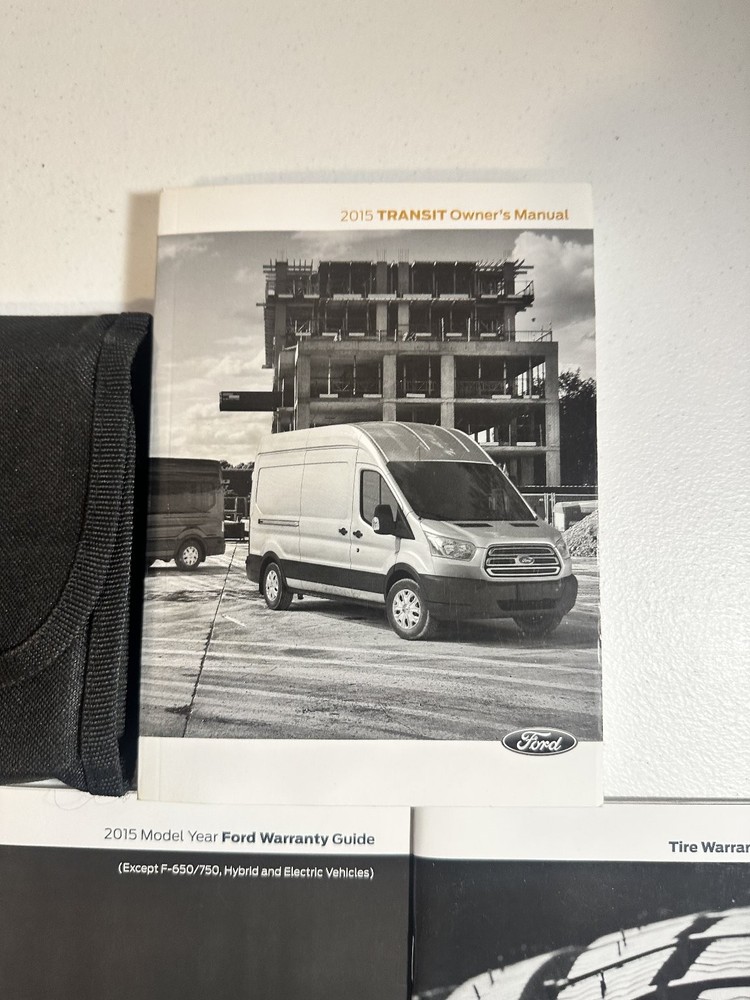 2015 Ford Transit Owner's Manual Set OEM