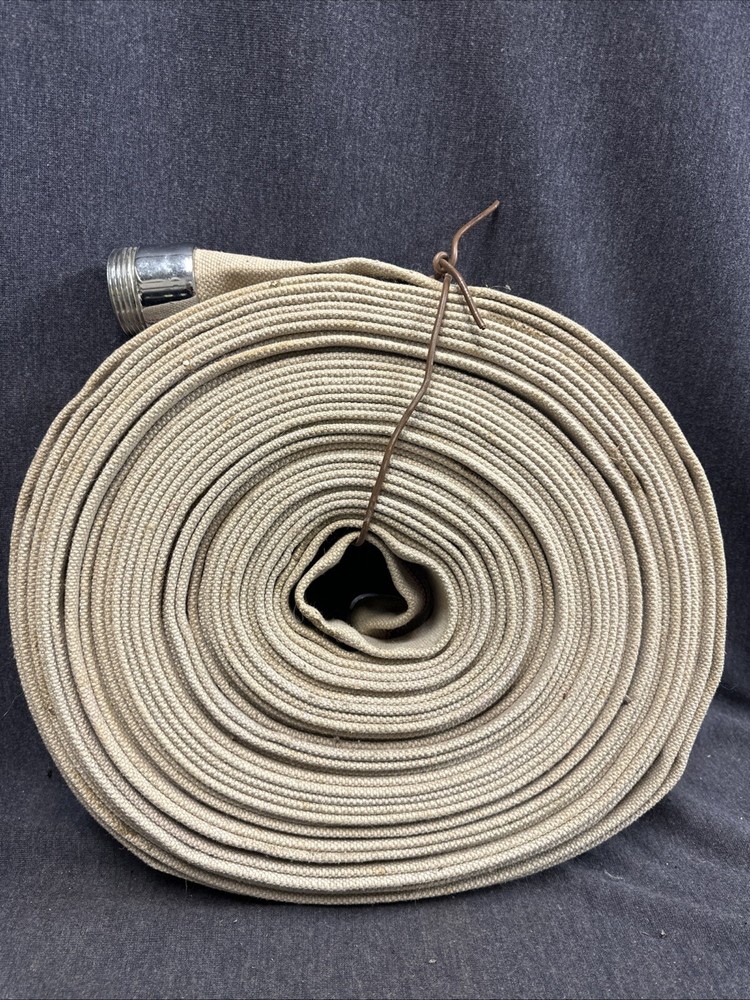 fire hose 2”X 50’ With Elkhart Brass pipe thread couplings S5