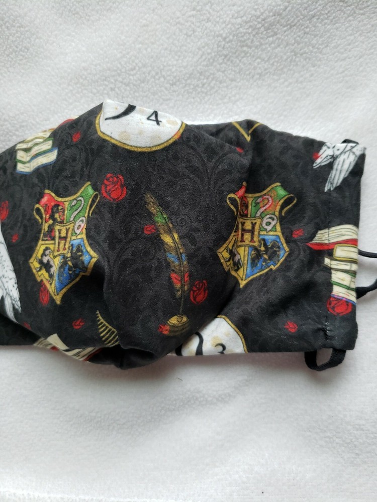 Wizard HP Comfortable Reusable Face Mask w/Pocket PM 2.5Filter Carbon Activated