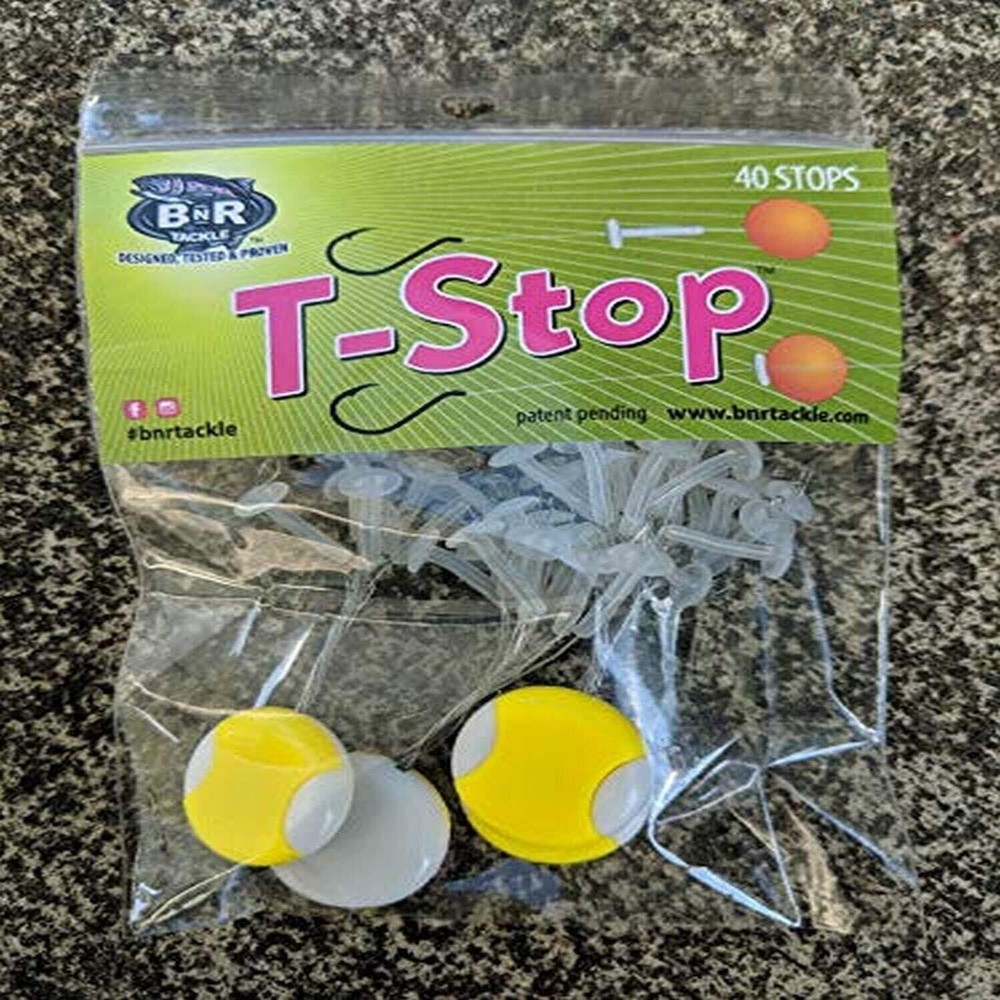 BNR Tackle Clear T Stops, Large