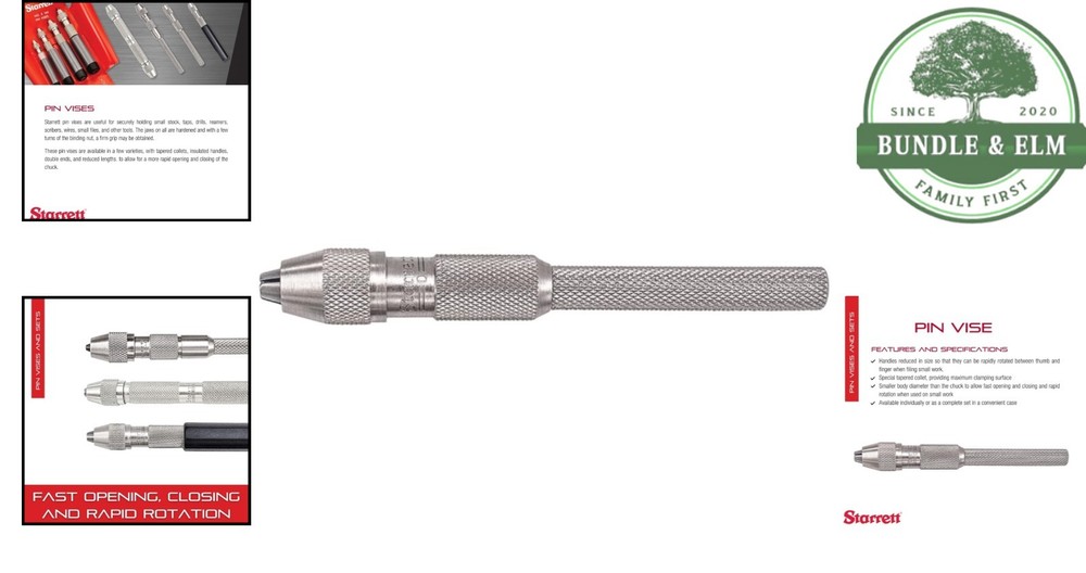 High-Quality Pin Vise with Maximum Clamping Surface for Precision Tasks