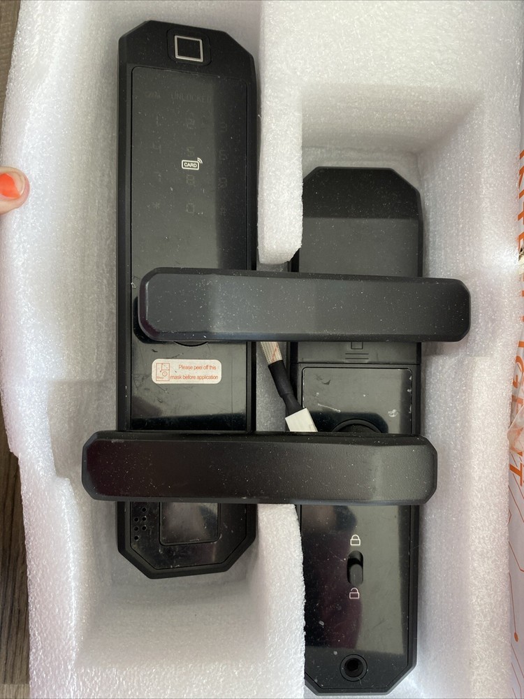 Intelligent Smart Lock F-1 Opens w/ Fingerprint, Security Card, Passcode, Key/AP