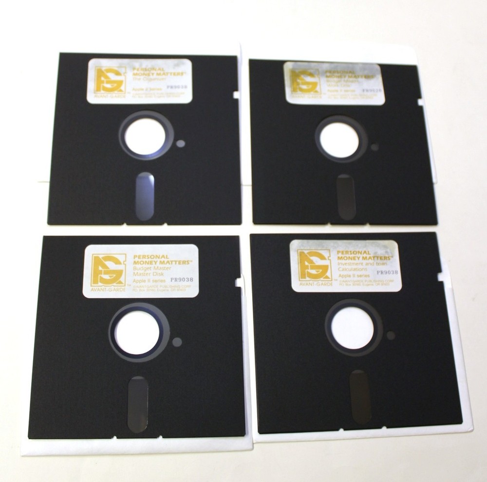 Vintage Personal Money Matters Apple IIc Software