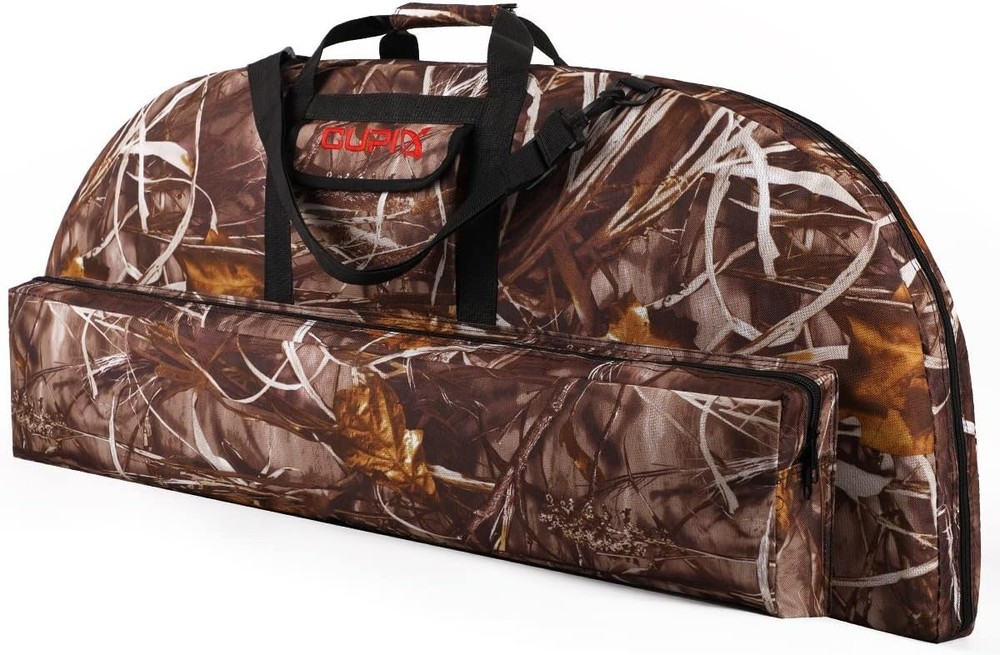 Compound Bow Case Soft Light-Weight Backpack Camo Canvas with Arrow Pocket