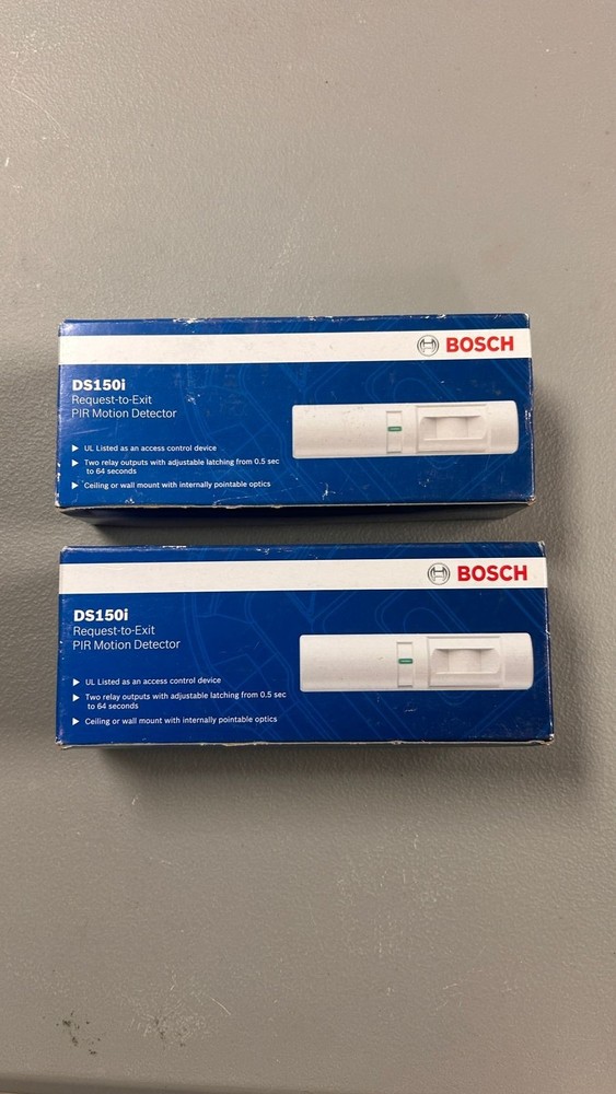PRICE PER UNIT- Bosch DS150i Request to Exit PIR Motion Detector
