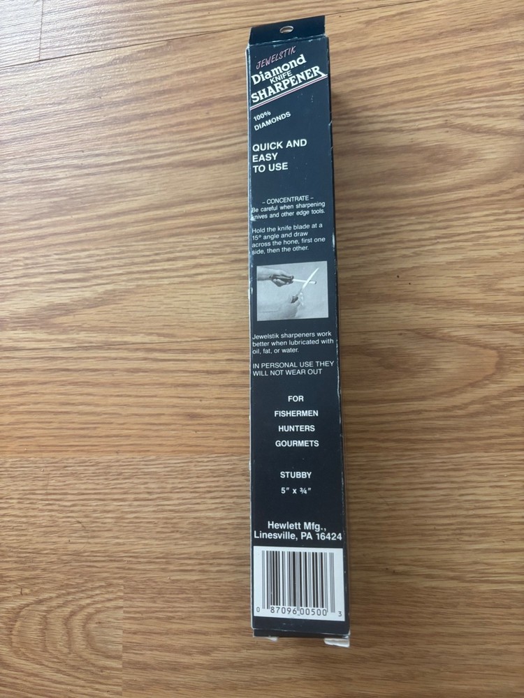 Hewlett 5" STUBBY DIAMOND SHARPENER