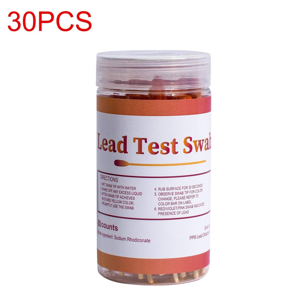 Lead Test Kit 30/60PCS Test Swabs High-Sensitive Instant Lead Paint Test Kit