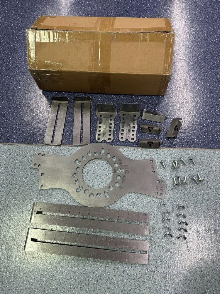 Wheel Fitment Testing Tool 14"-20" New Silver 5-Lug Pattern
