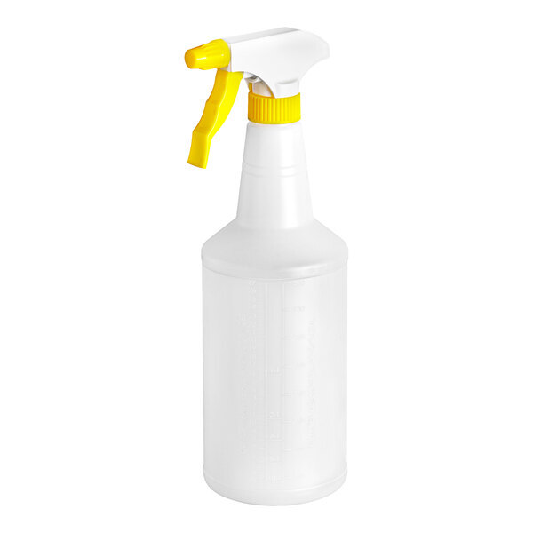 Lavex 32 oz. Plastic Bottle / Sprayer - 3/Pack (select color below)