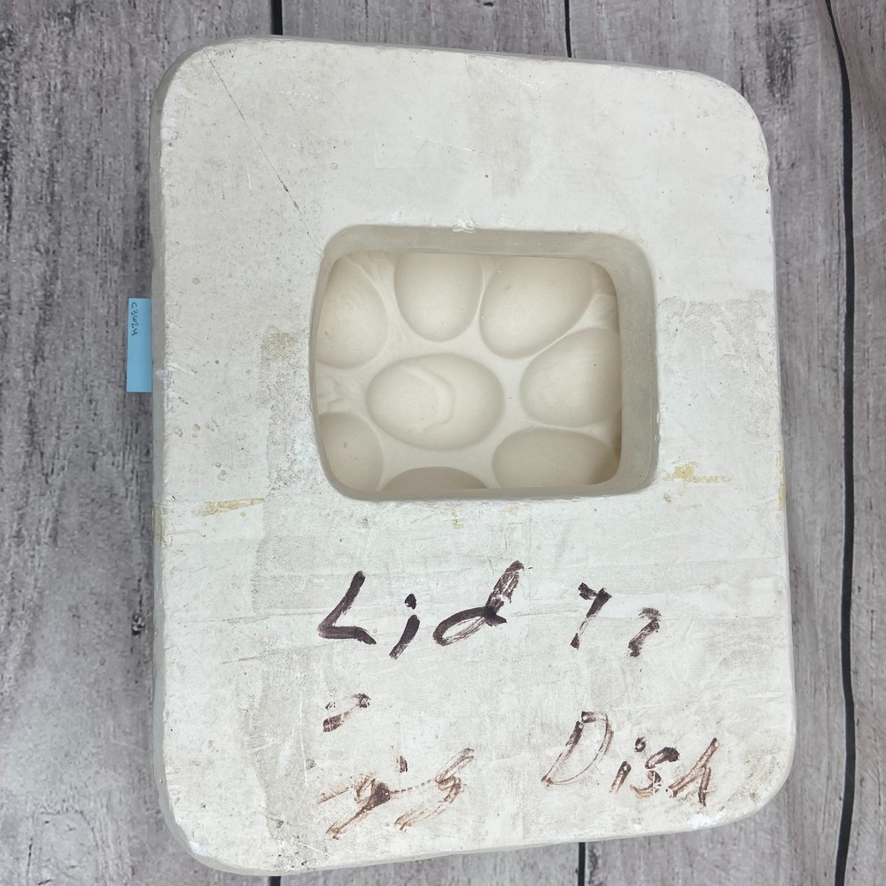 Glenview Ceramic Slip Casting Mold Lid Egg Dish #G-53