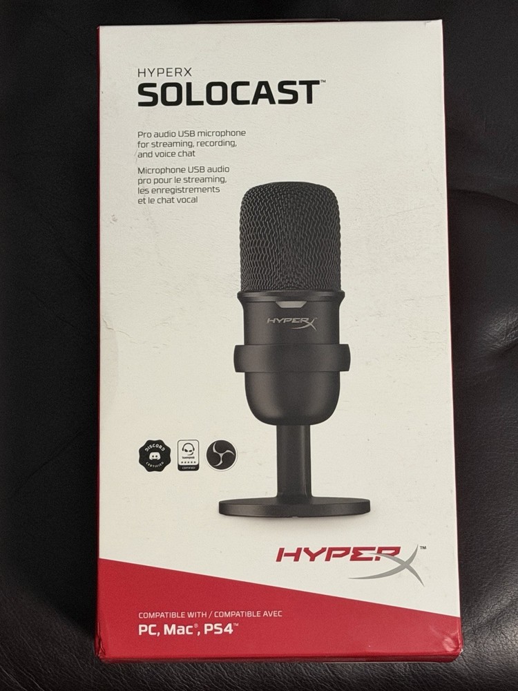 HyperX SoloCast USB Gaming Microphone - Black (4P5P8AA)