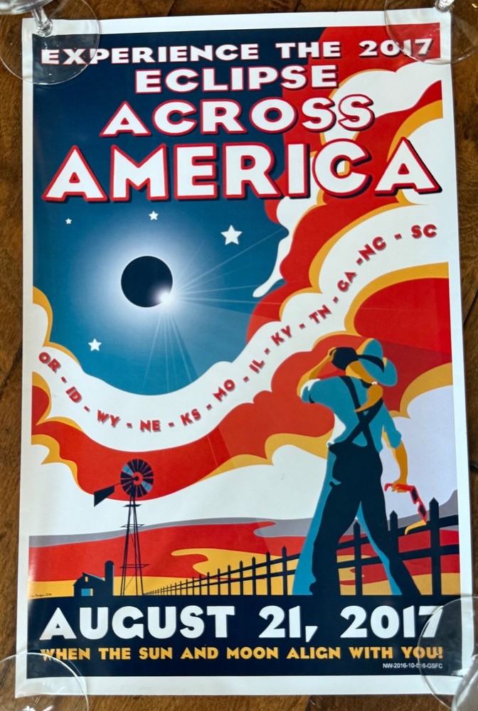 NASA bundle 7 pieces 2017 Eclipse, original NEW!