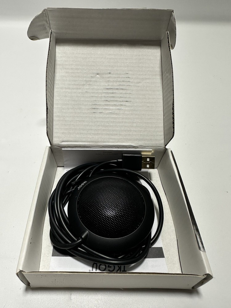 USB Conference Microphone Omnidirectional Plug & Play PC Laptop Mic