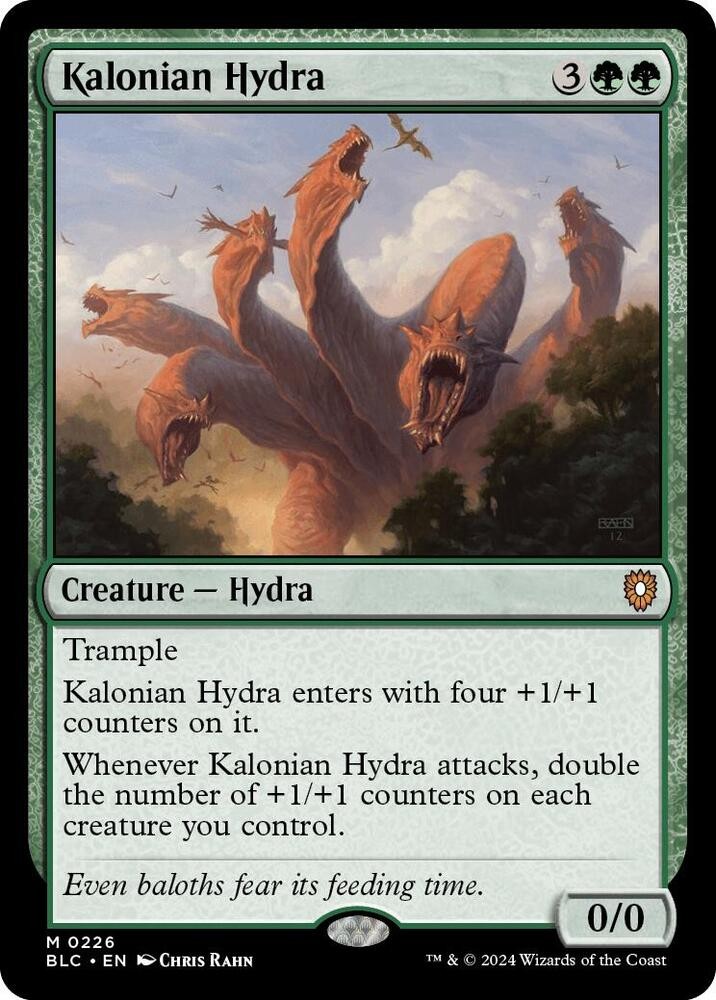 Kalonian Hydra 0226 MTG BLC  Mythic NP