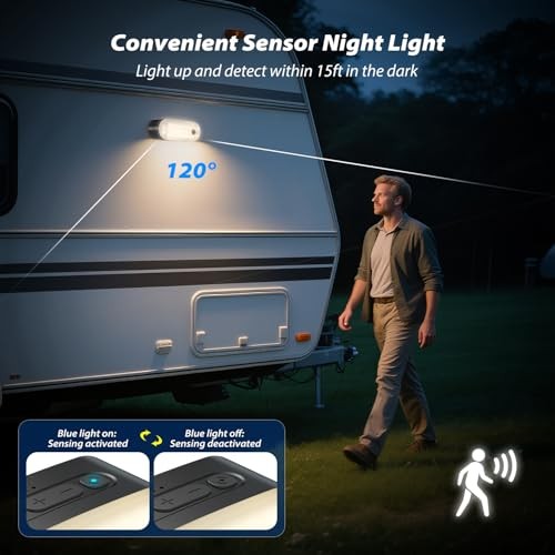 Motion Sensor Camping Lights,Rechargeable Camping Lantern, Portable Hanging 2