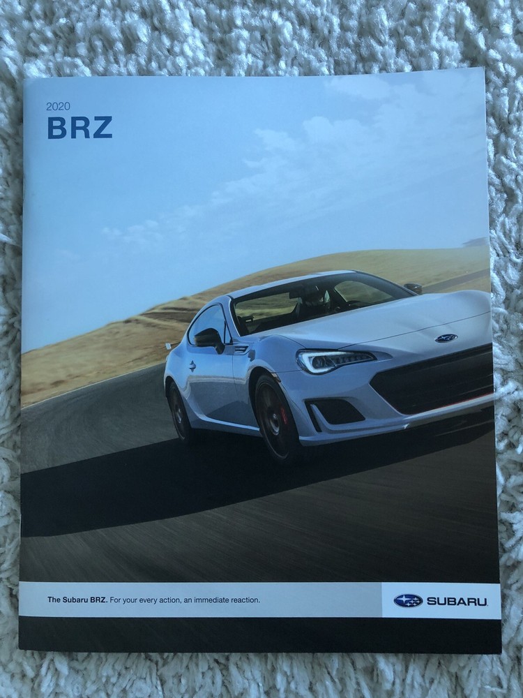 2020 SUBARU BRZ 20-page Original Sales Brochure