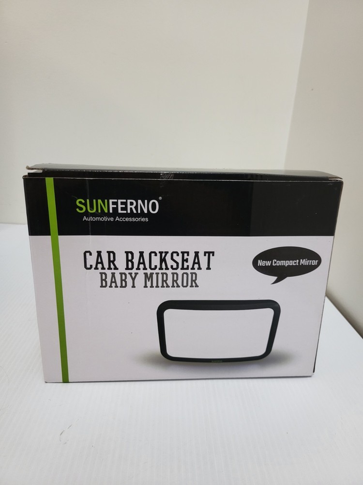 Sunferno Baby Backseat Compact Mirror For Car With Adjustable Strap