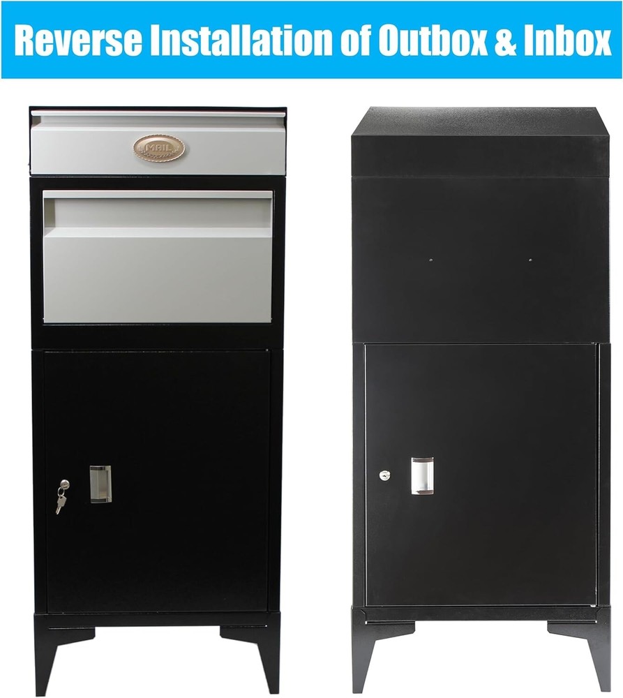 Pochar Large Package Delivery Boxes for Outside, Extra Large Mailbox for Parcel