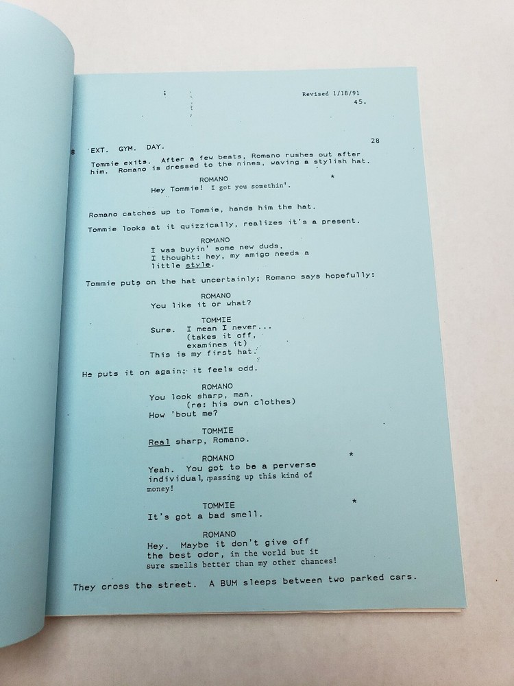 GLADIATOR / Lyle Kessler 1990 Screenplay, Cuba Gooding Jr. UNDERGROUND BOXING