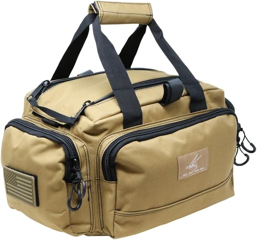 Tactical Range Bag Medium Size Range Bag Shooting Gun Case Handguns Ammo Storage