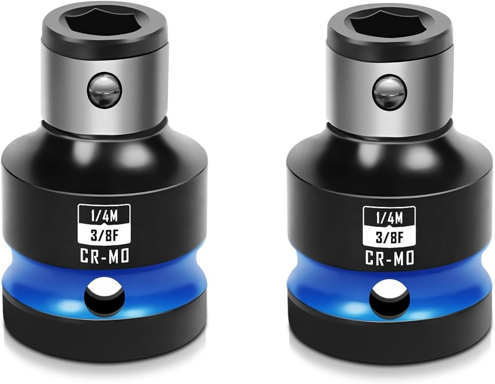 BLACKROBOT Impact Socket Adapter 3/8 to 1/4 2pc
