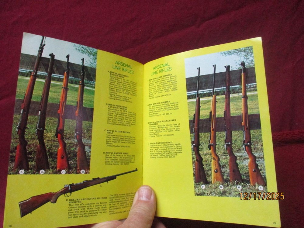 1975 INTERARMS High-End Catalog, Original