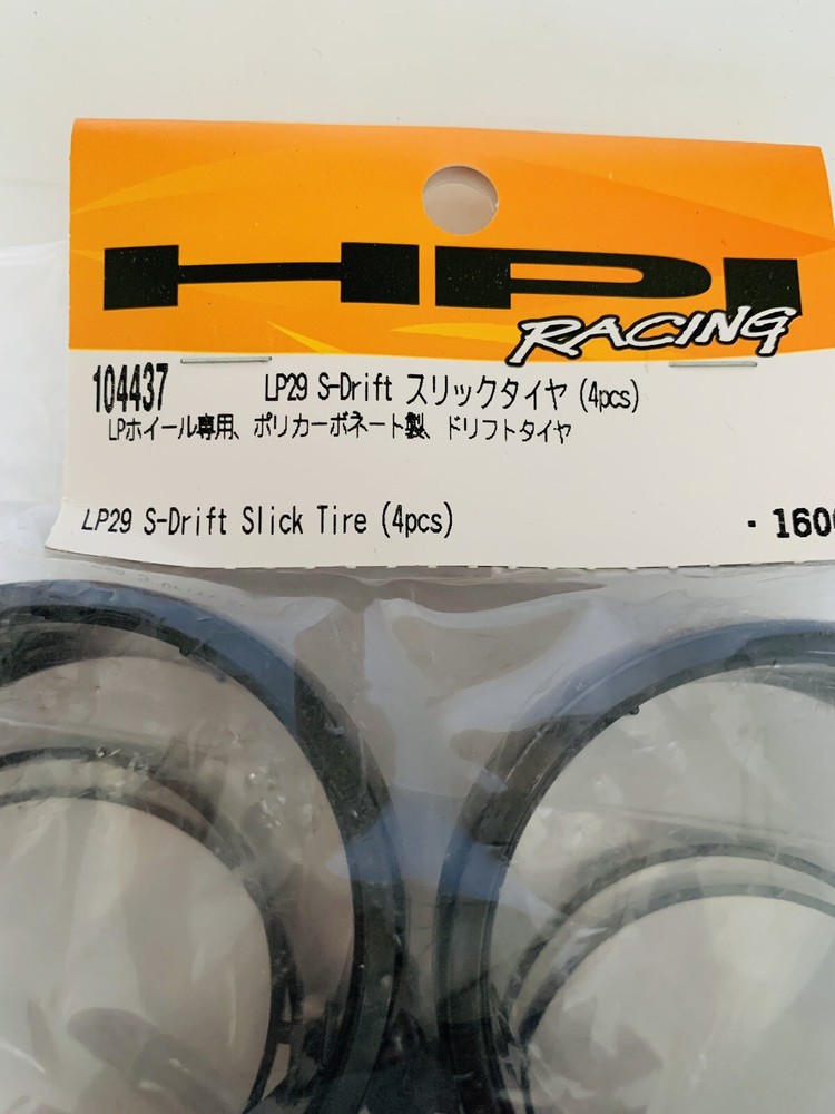 HPI DRIFT Tire (4) SLICK LP29 / E10 / 104437