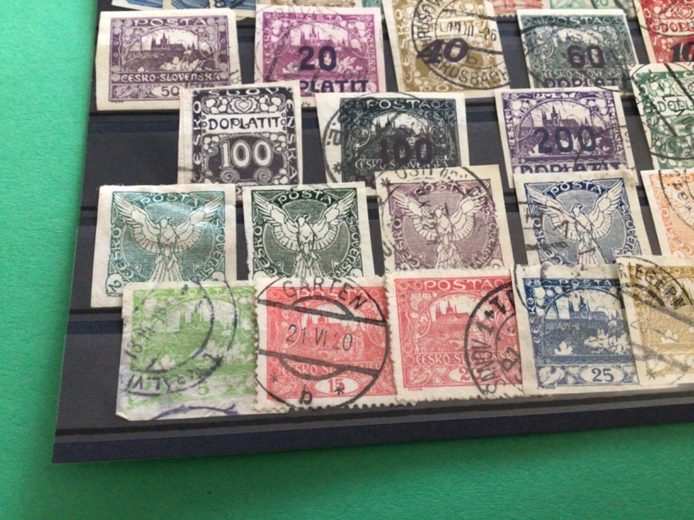 Czechoslovakia early used stamps A15231