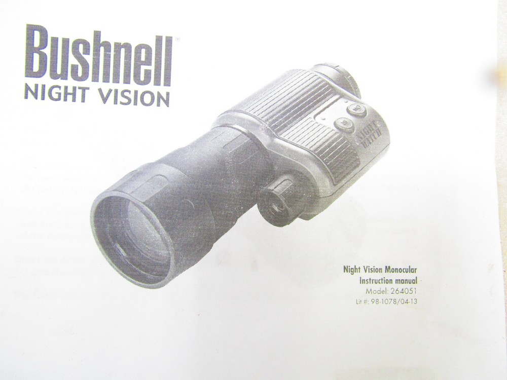 Nignt Vision scope by Bushell, Model 264051