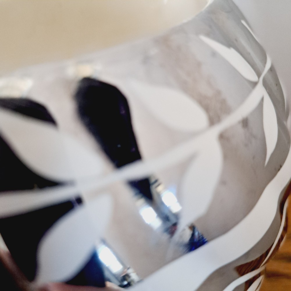 Sadler Large Creamer Silver & White Design