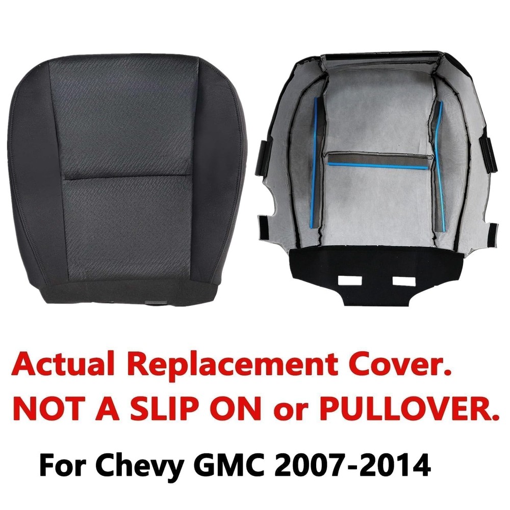 Driver Side Bottom Cloth Replacement Black Driver Side Bottom&Foam Cushion