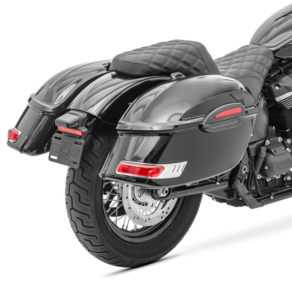 Hard saddlebags Delaware (pair) 33 liters black