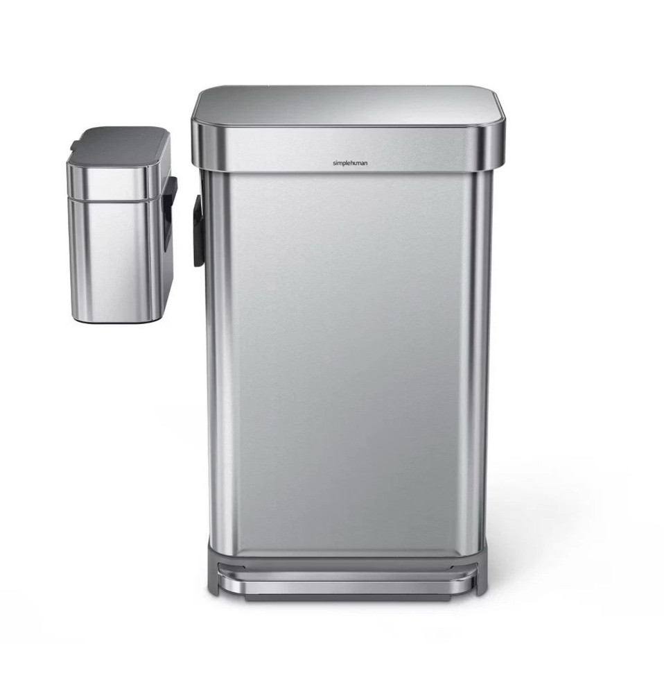 simplehuman Compost Caddy Silver