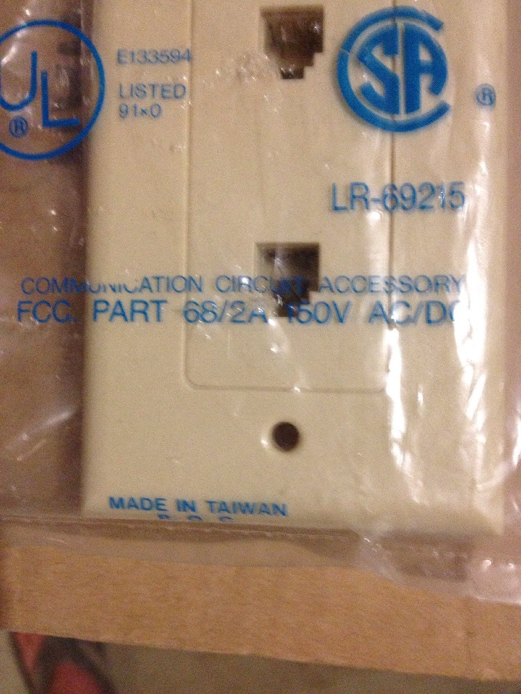 Modular Phone Jack communication circuit accessory 68 / 2A LR-69215