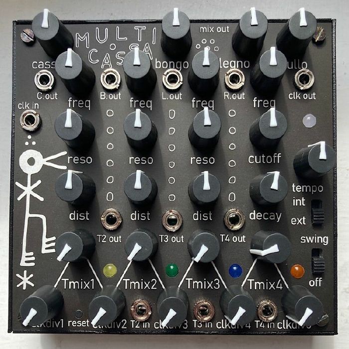 LEP Multicassa 4-Channel Analogue Drum Machine (alu panel)