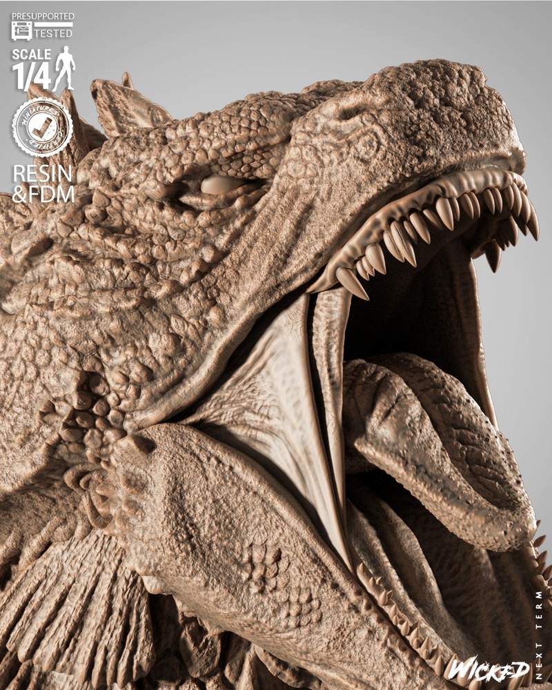 Godzilla Resin Bust Model Kit Unpainted/Unassembled