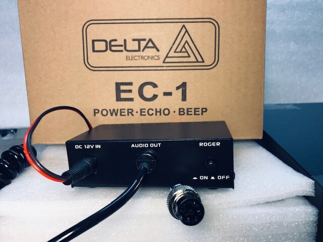 RANGER 6 PIN DELTA EC1 DYNAMIC MIC AMPLIFIER / ECHO CHAMBER w/ ROGER BEEP CB