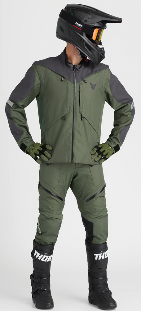 Thor Terrain Offroad Riding Jacket Army/Charcoal